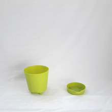 Load image into Gallery viewer, Gardenista Self-Watering Pot- 5 Inches Green (Set of 2)