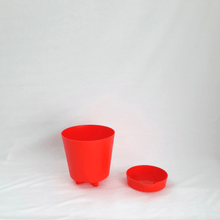 Load image into Gallery viewer, Gardenista Self-Watering Pot- 5 Inches Red (Set of 2)